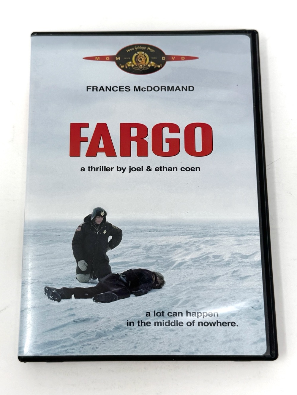 Fargo DVD Frances McDormand Coen Brothers Crime Thriller MGM Widescreen